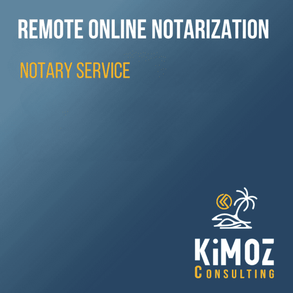 Remote Online Notarization